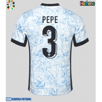 Camisa de Futebol Portugal Pepe #3 Equipamento Secundário Europeu 2024 Manga Curta